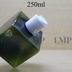 Chai lotion vuông nắp nhấn