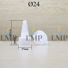 Nắp nhọn sọc Ø24