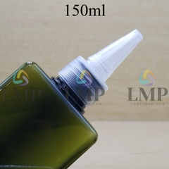 Chai lotion vuông nắp nhọn sọc