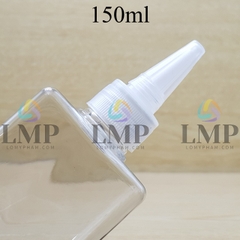 Chai lotion vuông nắp nhọn sọc