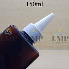 Chai lotion vuông nắp nhọn sọc