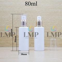 Chai PETG vai ngang đầu xịt giọt xi