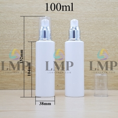 Chai PETG vai ngang đầu xịt giọt xi