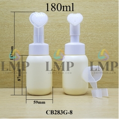 Chai HDPE tạo bọt đầu massage tim