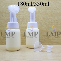 Chai HDPE tạo bọt đầu massage tim