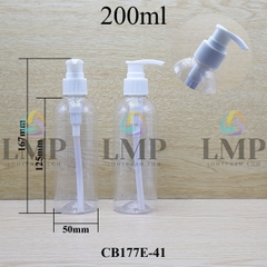 Chai 24g vai tròn vòi van sọc 200ml