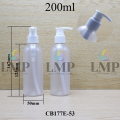 Chai 24g vai tròn vòi van sọc 200ml