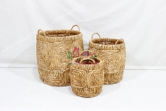 Water hyacinth Storage Basket - SD20115A-3NA