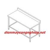 Bàn Inox Không Kệ Dưới Có Gáy