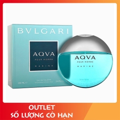 Nước Hoa Nam BVL Aqua, Nước Hoa Bvlgari Aqva Marine EDT 100ml OL121