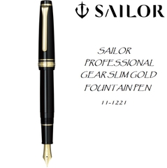 BÚT MÁY SAILOR PROFESSIONAL GEAR SLIM GOLD FOUNTAIN PEN 11-1221