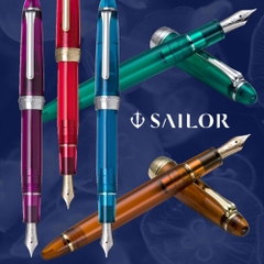 SAILOR 1911 JELLYFISH GT FOUNTAIN PEN 14K SERIES 11-8746/8747