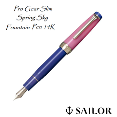 BÚT MÁY SAILOR PRO GEAR SLIM SPRING SKY 14K FP 11-2563