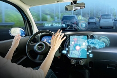 Adhesives for sensor applications in vehicle interiors