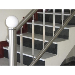 Cầu thang inox thanh inox giá rẻ Cầu thang inox thanh inox giá rẻ