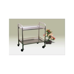 Xe đẩy Inox 01 (Xe đẩy Inox 2 tầng) Xe đẩy Inox 01 (Xe đẩy Inox 2 tầng)