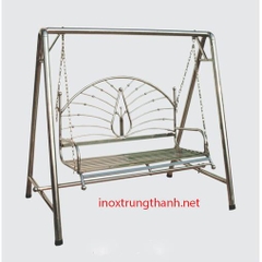 Xích đu inox cao cấp hoa văn giọt nước Xích đu inox cao cấp hoa văn giọt nước
