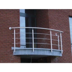 Lan can inox hình vòm thiết kế đơn giản Lan can inox hình vòm thiết kế đơn giản