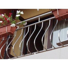 Lan can thanh inox uốn cong Lan can thanh inox uốn cong