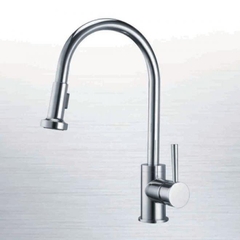 Vòi đồng mạ Inox K124 - BN