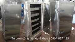 Tủ cơm công nghiệp 5 khay Tủ cơm công nghiệp 5 khay
