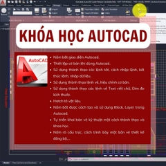 Khóa học Autocad tại Củ Chi| Học từ Cơ Bản Đến Nâng Cao
