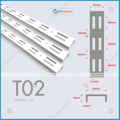 Ray Cài Đôi Gắn Tường: HTD-T02