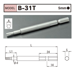 Mũi vít hình sao BiX B-31T