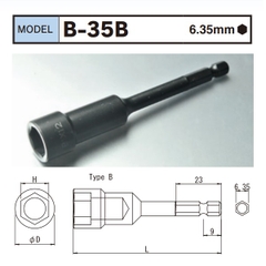 Đầu bits đầu khẩu BiX B-35B