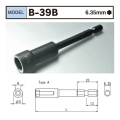 Đầu bits đầu khẩu BiX B-39B