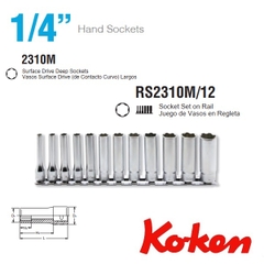 Bộ đầu khẩu Koken 1/4 inch RS2310M/12