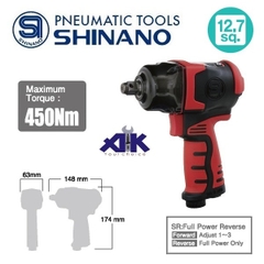 Súng xiết bu lông 1/2 Shinano SI-1610SR