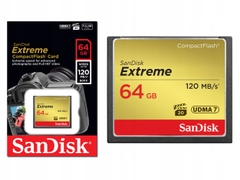 Thẻ nhớ CompactFlash Sandisk Extreme 64GB 120mb/s (Chính hãng)