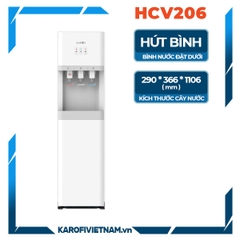 Cây nước nóng lạnh Karofi HCV206 – Hút bình – 3 vòi – MẪU MỚI 2023