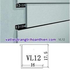 Nẹp trang trí tạo chỉ âm.