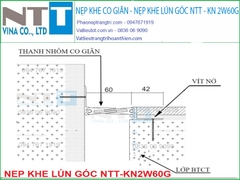 Nẹp nhôm che khe lún, nẹp khe nhiệt