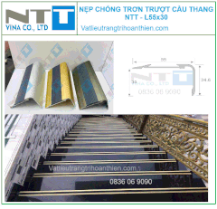 NẸP CHỐNG TRƠN TRƯỢT CẦU THANG L55x30