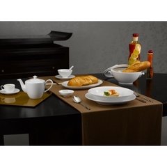 Bộ bát đĩa 36sp Daisy trắng (tặng thêm 1 đĩa tròn) Bộ bát đĩa 36sp Daisy trắng (tặng thêm 1 đĩa tròn)