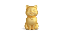 Mèo Vạn Phúc 9,5cm Vàng