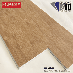 Sàn nhựa hèm khóa 6mm Magic Floor mã DP6102