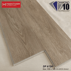 Sàn nhựa hèm khóa 6mm Magic Floor mã DP6124