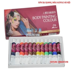 Màu vẽ mặt và cơ thể Body Painting Color, vẽ Halloween, hóa trang