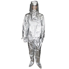 Quần áo chịu nhiệt, chống cháy vải tráng bạc Carbon Aramid 700 độ C