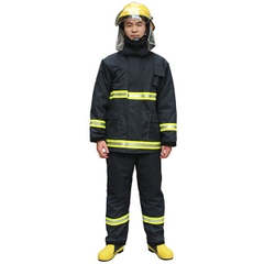 Quần áo chống cháy vải Nomex màu Xanh Đen 1 lớp