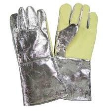 Găng tay tráng bạc chống cháy chịu nhiệt Găng tay tráng bạc chống cháy chịu nhiệt