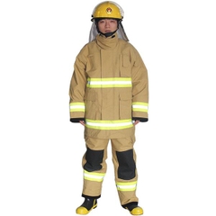 Quần áo chống cháy vải Nomex màu Vàng Cát 1 lớp