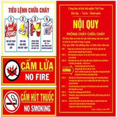 Bộ Nội quy tiêu lệnh PCCC Bộ Nội quy tiêu lệnh PCCC