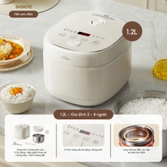 Nồi cơm điện Bear 1.2L RC-5H30O12 (lòng inox)
