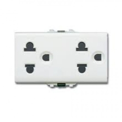 Ổ Cắm Đôi 3 Chân Concept