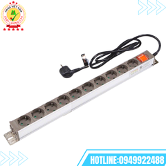 Thanh nguồn PDU 10 lỗ cao cấp (tủ rack)